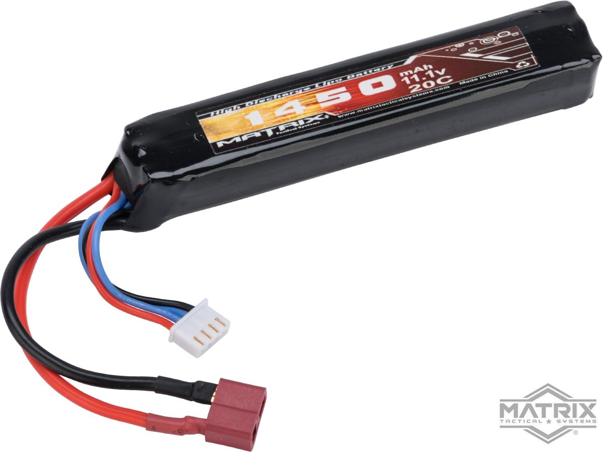 11.1V 600 mAH 20C PDW Stick LiPo Battery for Airsoft - ModernAirsoft