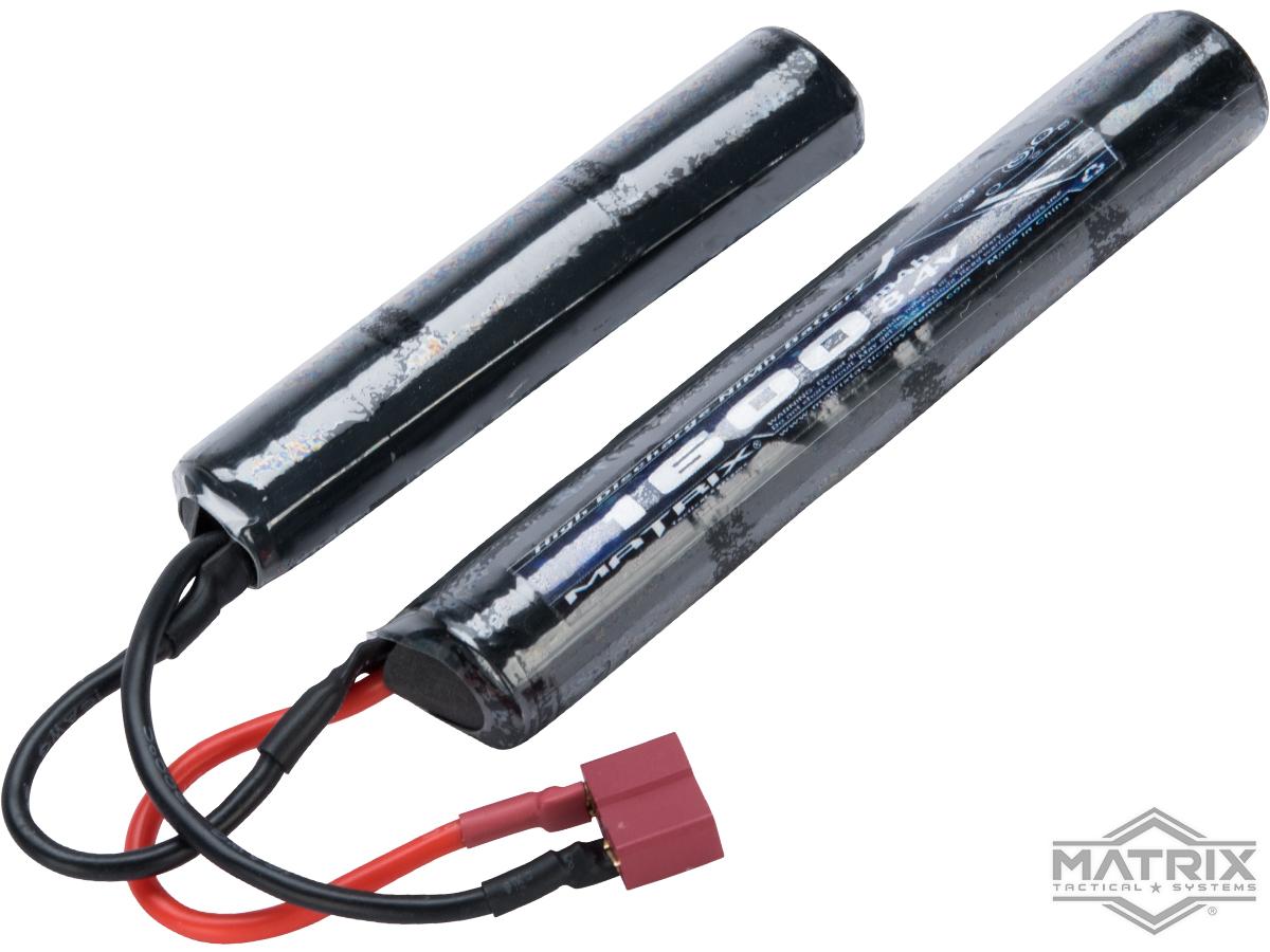 Evike Airsoft - Matrix High Output Nunchuck Type Airsoft NiMH Battery  (Configuration: 9.6V / 1600mAh / Standard Deans)