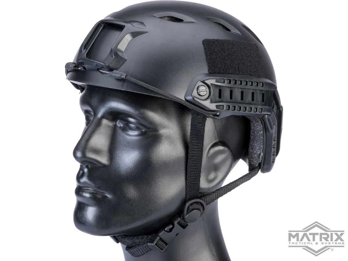 Matrix Basic Base Jump Type Tactical Airsoft Bump Helmet (Color: Black)