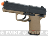 Umarex H&K Licensed USP Full Size CO2 Gas Non-Blowback Airsoft Pistol (Color: Dark Earth)