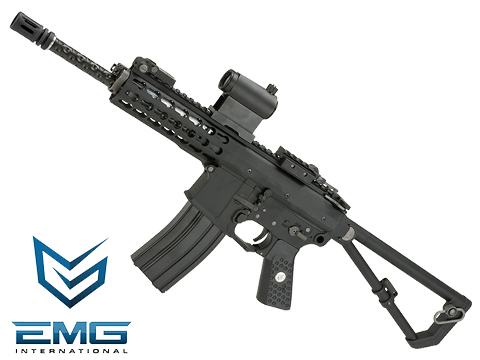 EMG Knights Armament Airsoft PDW M2 Gas Blowback Airsoft Rifle (Model: 400FPS / Green Gas Magazine)