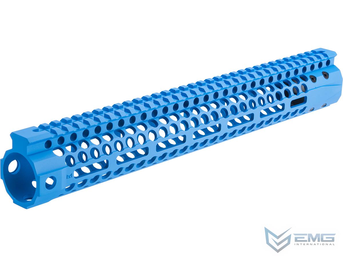 EMG F1 Firearms Officially Licensed S7M Super Lite M-LOK Handguard for M4/M16 Airsoft Rifles (Model: Blue / 13.7)