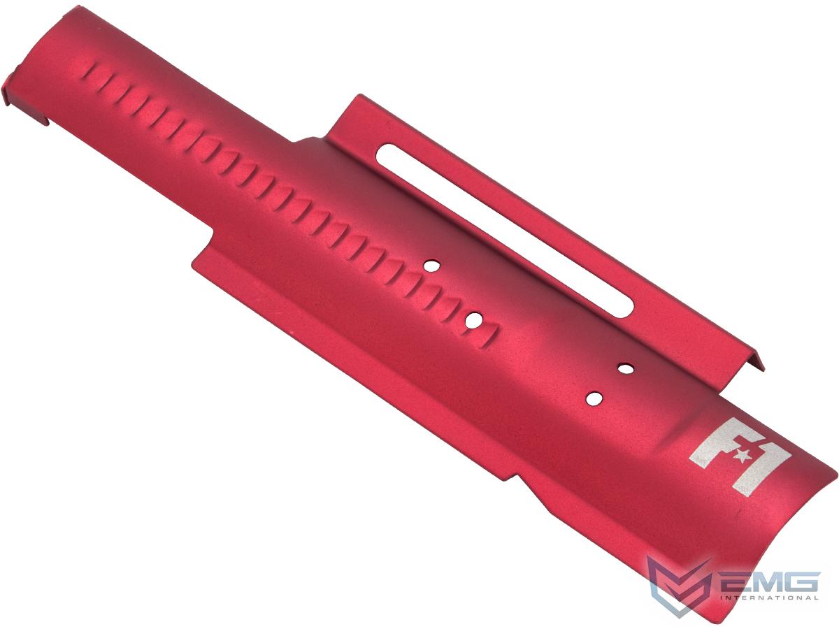 EMG F-1 Firearms Mock Bolt Plate for APS M4/M16 Airsoft AEGs (Model: Red / Electric Blowback)