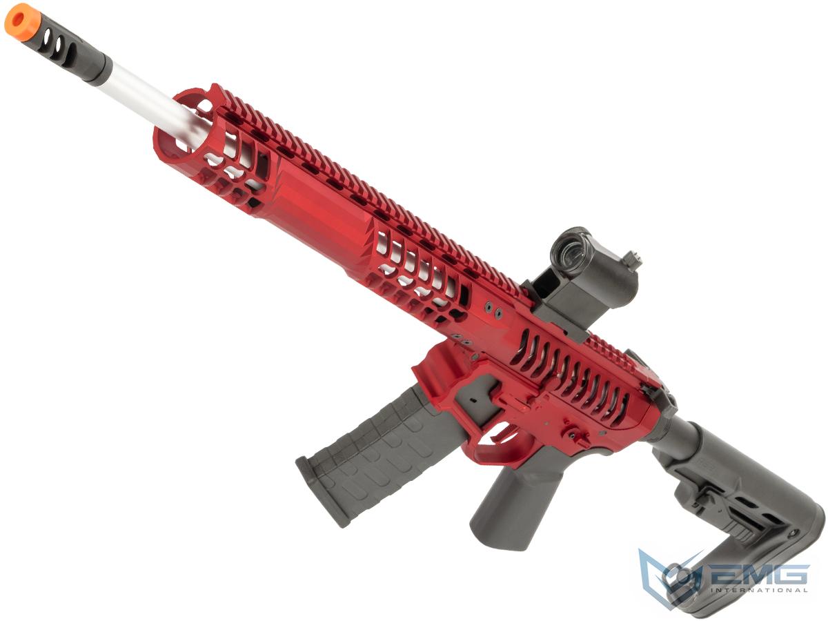 EMG F-1 Firearms BDR-15 3G AR15 2.0 eSilverEdge Full Metal Airsoft AEG  Training Rifle (Color: Red / RS2 Stock 400 FPS / Gun Only)