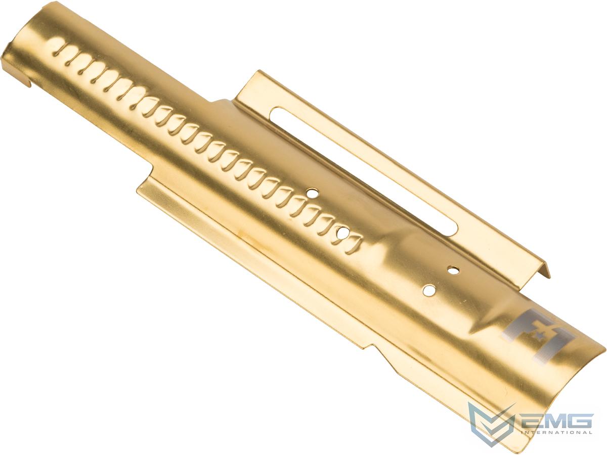 EMG F-1 Firearms Mock Bolt Plate for APS M4/M16 Airsoft AEGs (Model: Gold / Standard Non-Blowback)