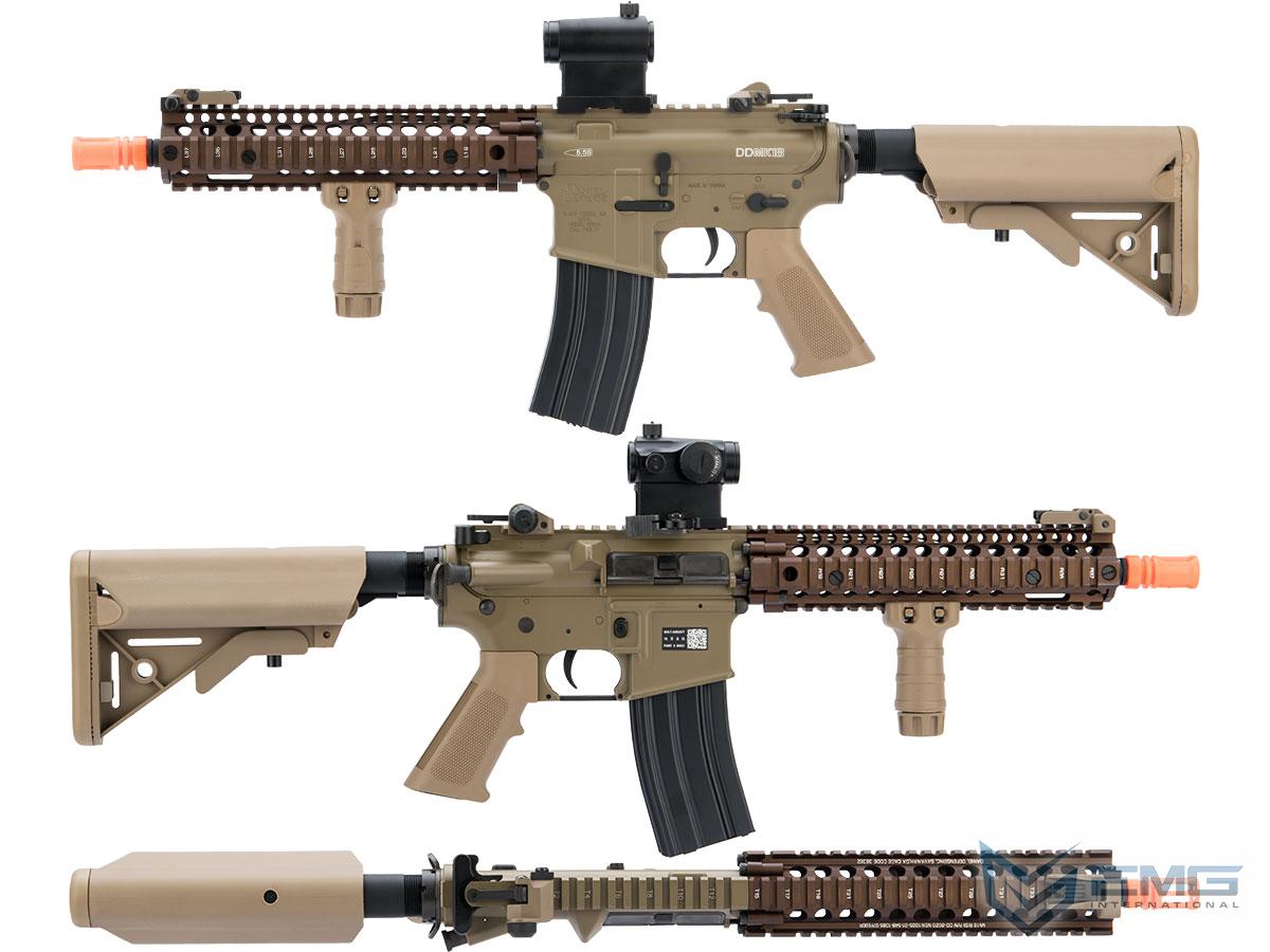 EMG Daniel Defense Licensed DD MK18 MOD 1 B.R.S.S. Recoil EBB Airsoft AEG  Rifle (Color: Tan), Airsoft Guns, Airsoft Electric Rifles - Evike.com  Airsoft Superstore