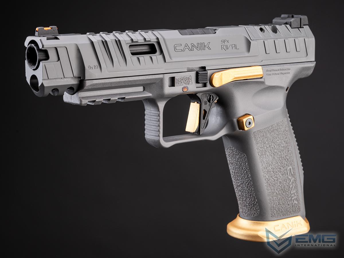 Pre-Order ETA November 2025 EMG x Cybergun CANIK SFx RIVAL Gas Blowback Airsoft Pistol (Color: Grey)