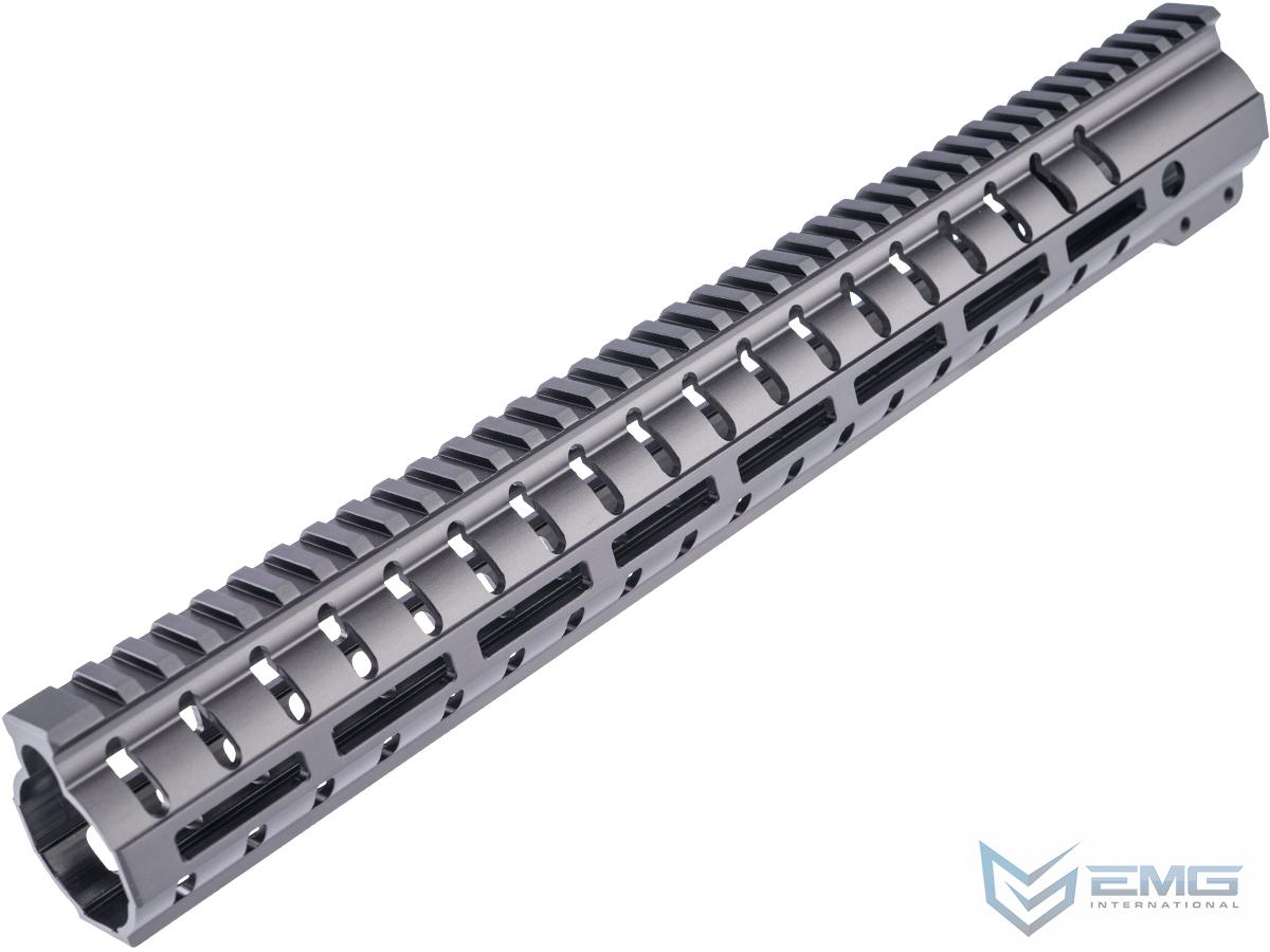 EMG CMMG Licensed Low Profile Vented Free Float M-LOK Rail for M4 Airsoft AEG Rifles (Length: 15)