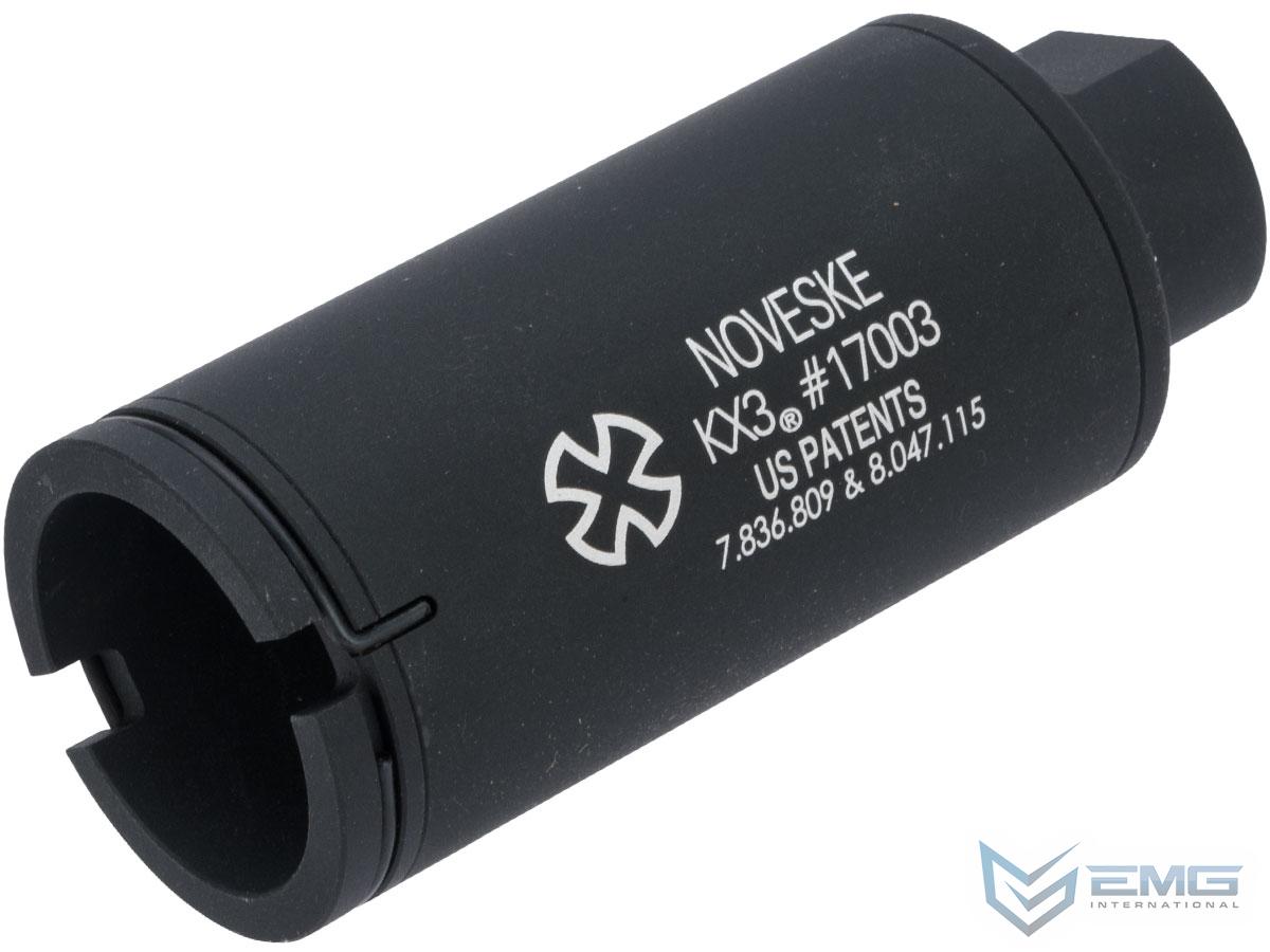 EMG Noveske Flash Hider w/ Built-In Nano Compact Rechargeable Tracer  (Model: KX3 / Black), Accessories  Parts, Mock Suppressor - Evike.com  Airsoft Superstore