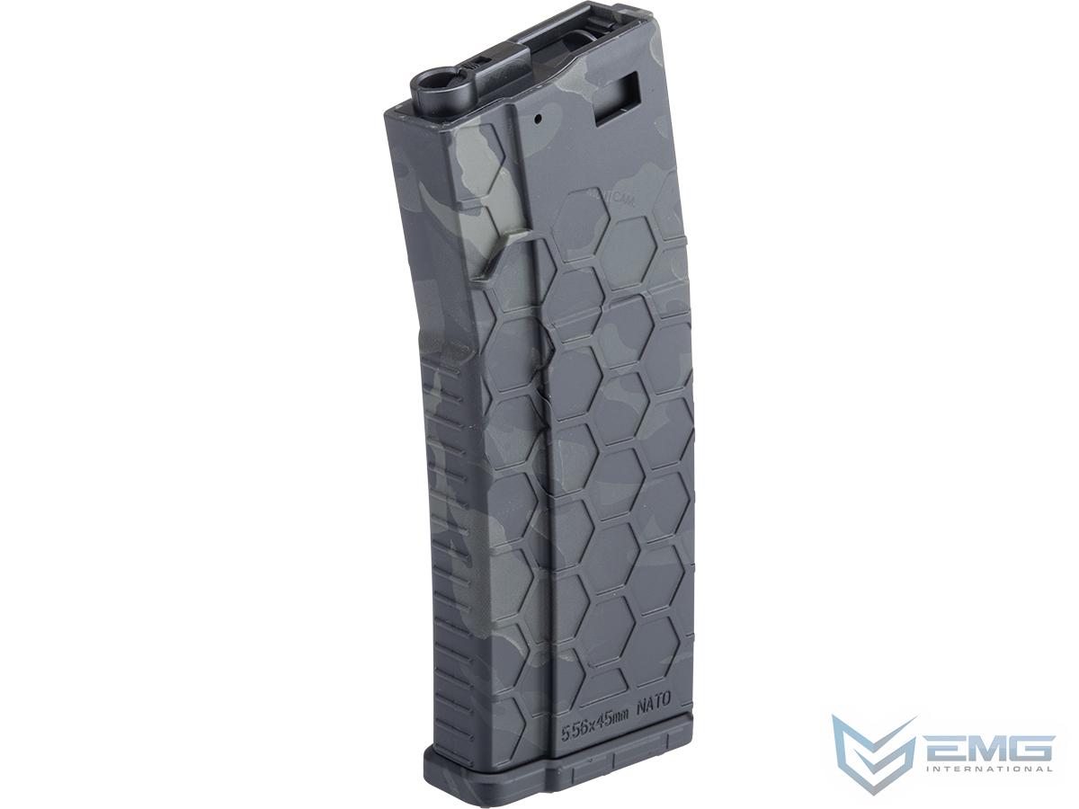 EMG Helios Hexmag Airsoft Polymer 300rd FlashMag Magazine for M4 / M16 Series Airsoft AEG Rifles (Color: Multicam Black / Single)