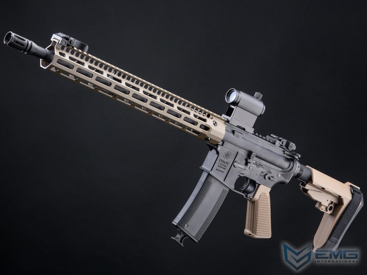 EMG Troy Industries Licensed SOCC M4 Carbine M-LOK AEG Rifle (Model: 15 ...