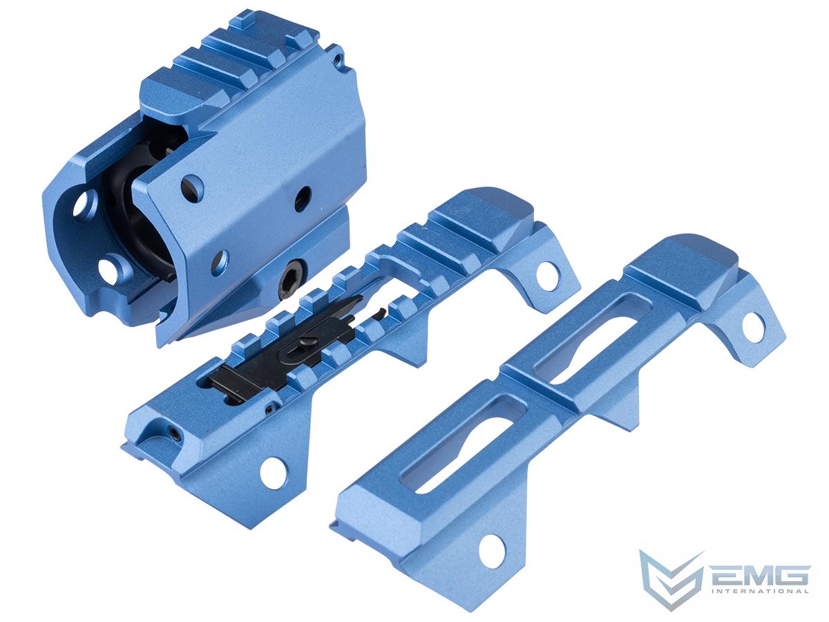 EMG / Strike Industries Licensed GRIDLOK Rail Attachment Kit for M4 Airsoft Rifles (Color: Blue)