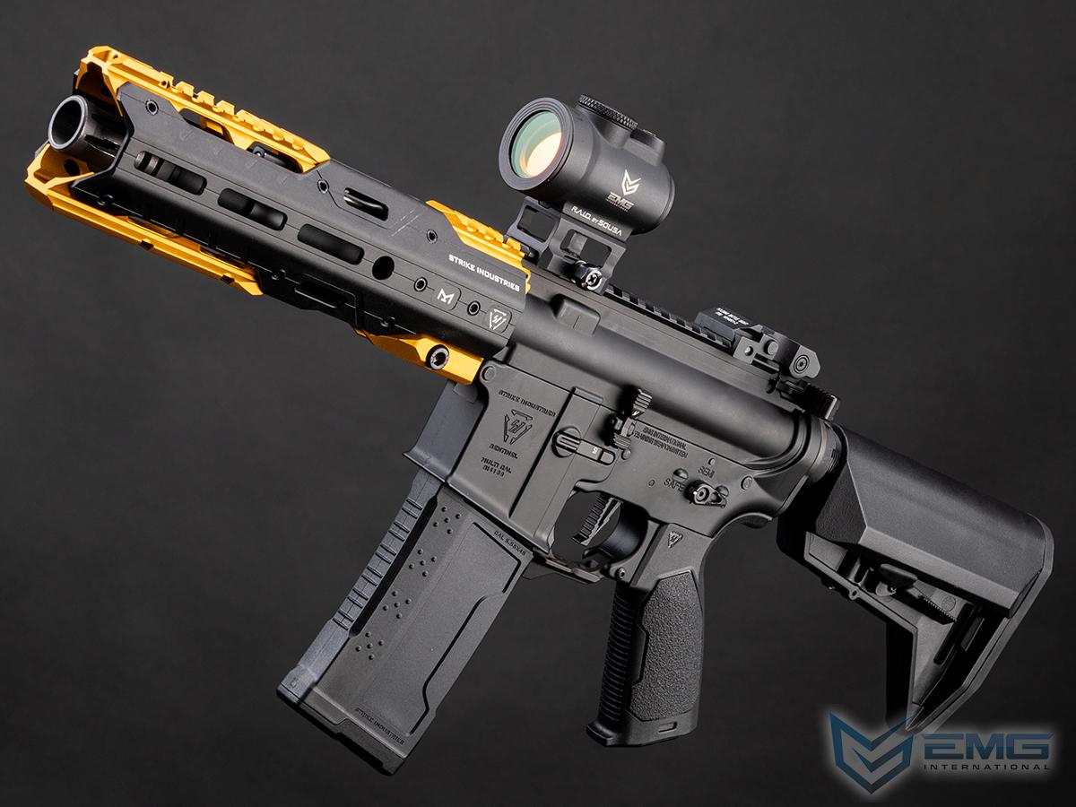 EMG Custom Built Strike Industries Licensed Sentinel AR-15 Airsoft AEG Rifle w/ GRIDLOK® Handguard System (Color: Titan / 8.5 Rail / Gun Only)