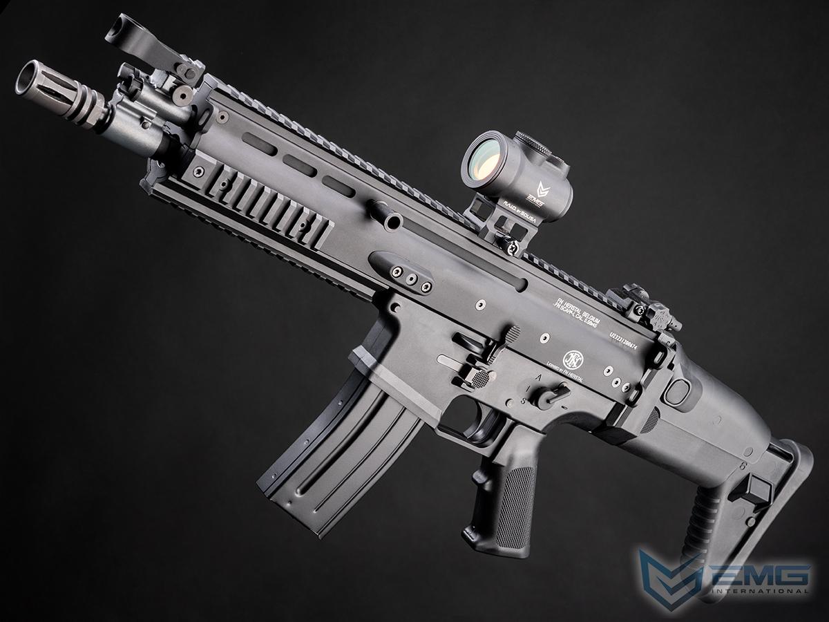 EMG FN Herstal Licensed SCAR Light Airsoft AEG Rifle by VFC (Model: CQB / Black)