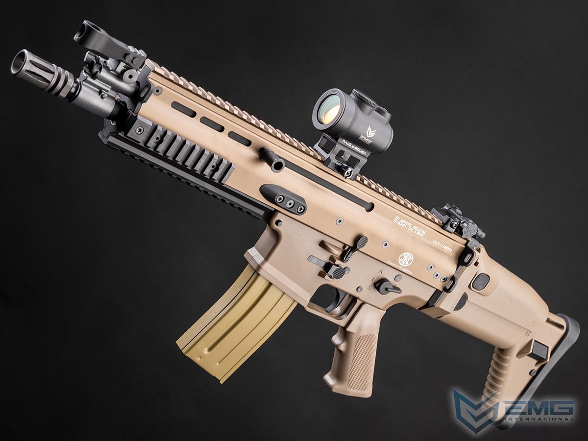 EMG FN Herstal Licensed SCAR Light Airsoft AEG Rifle by VFC (Model: CQB / Tan)