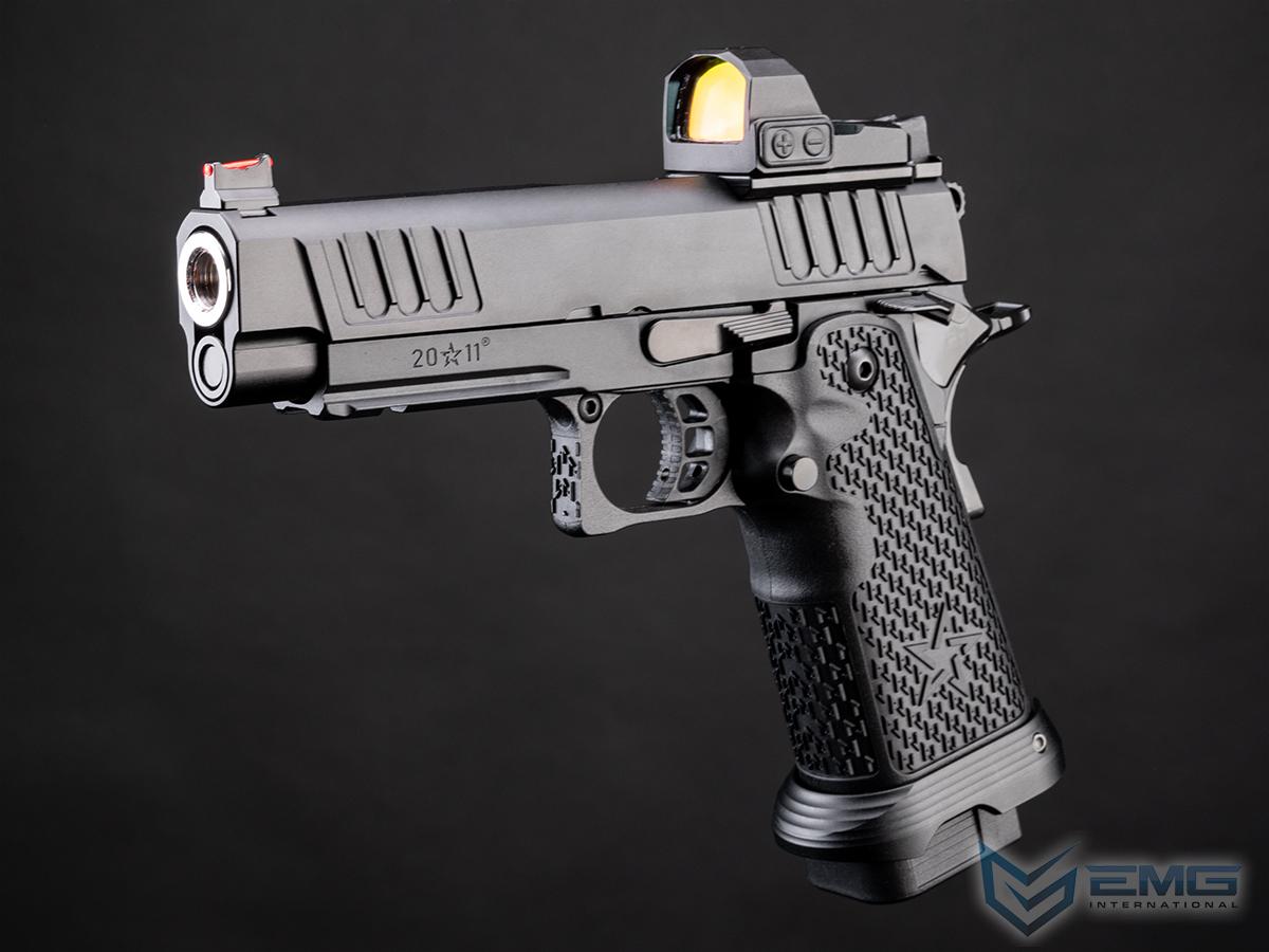 EMG Helios Staccato Licensed P 2011 Gas Blowback Airsoft Pistol (Model: VIP Grip / CNC / CO2 / Gun Only)