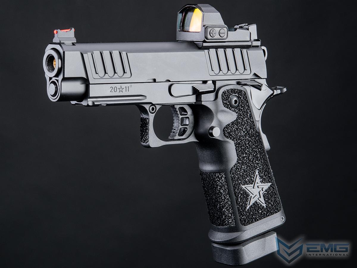 EMG Helios Staccato Licensed P 2011 Gas Blowback Airsoft Pistol (Model: Master Grip / Standard / Gun Only)