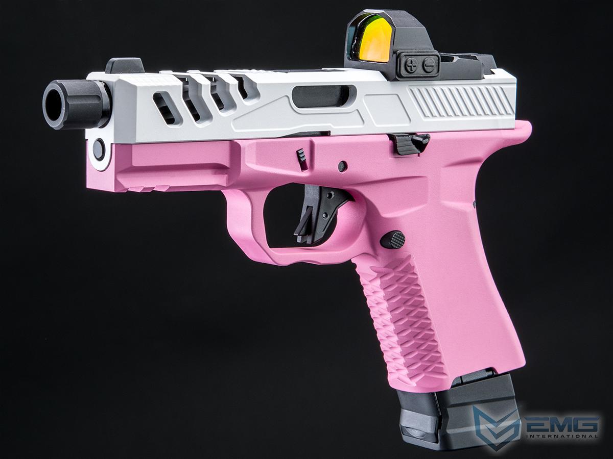 Bright Pink & Bright White Cerakote Beretta Purse Gun - Mad Custom
