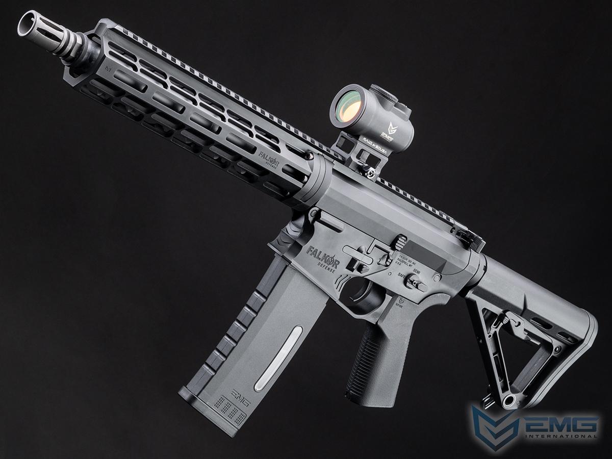 EMG Falkor Phantom AR-15 M4 Airsoft AEG Rifle w/ Double-Jacketed Barrel & GATE Aster Programmable MOSFET (Color: Black / Black Barrel / RS-3 Stock)