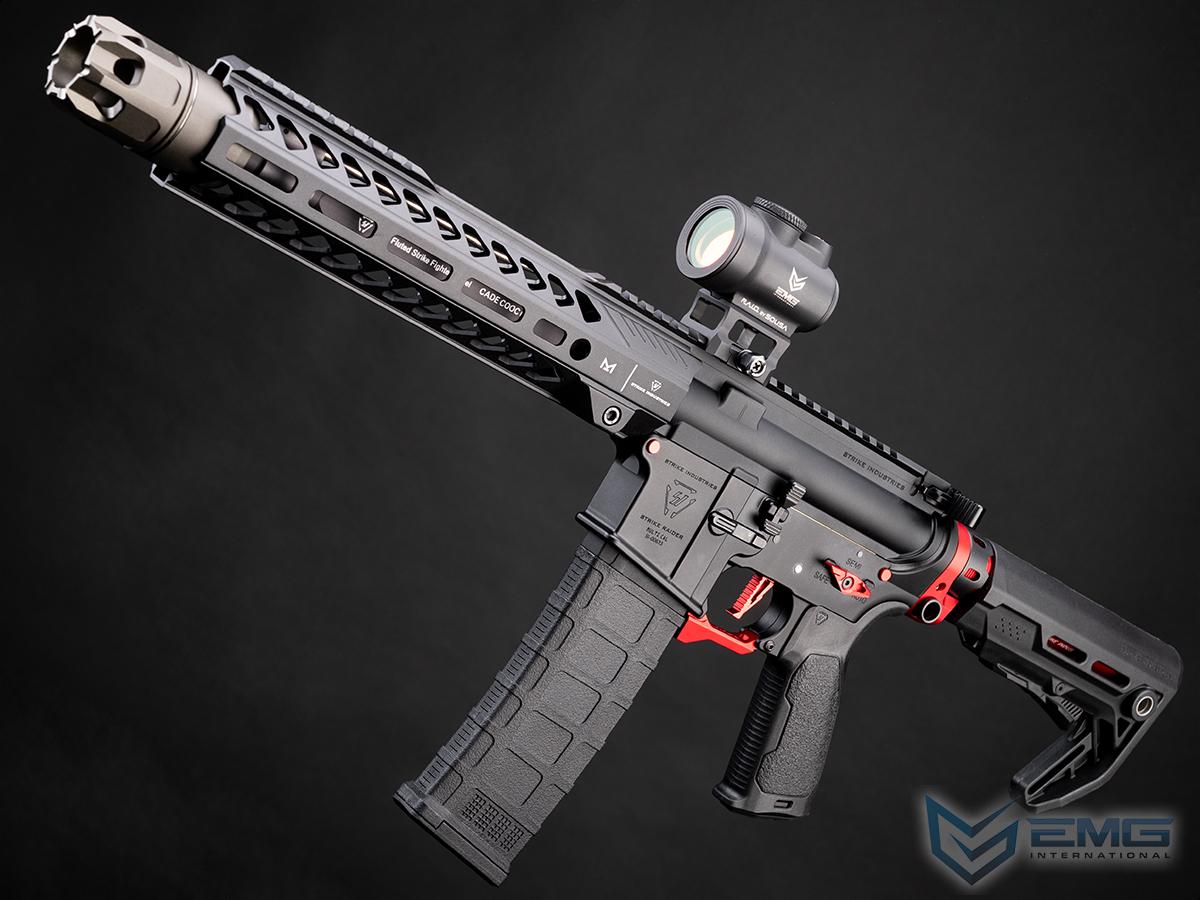 EMG Strike Industries Tactical Competition MWS System Gas Blowback Airsoft Rifle w/ Cerakote Finish (Model: Oppressor SBR / Red Edition)