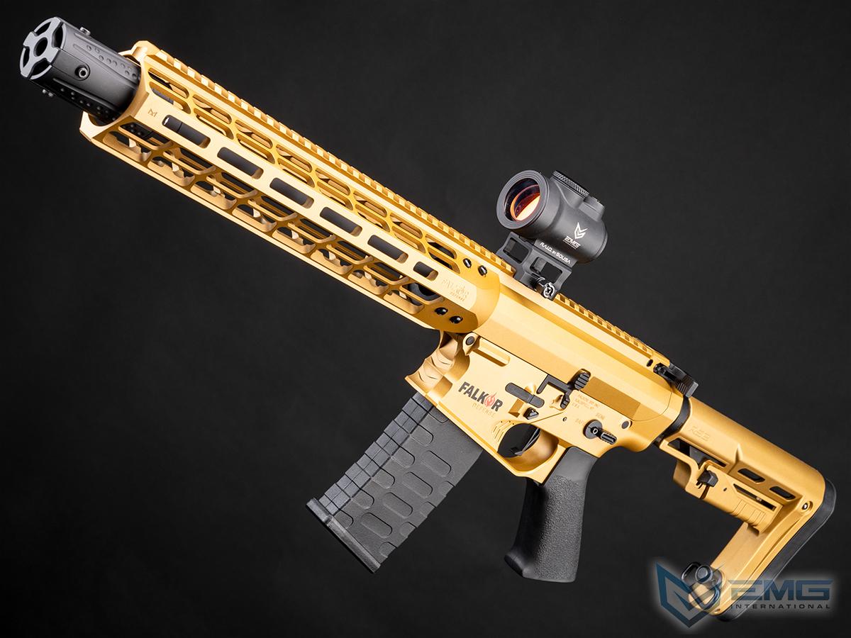 EMG Falkor Blitz SBR Training Weapon M4 Airsoft AEG Rifle w/ Edge II Gearbox (Color: Gold)