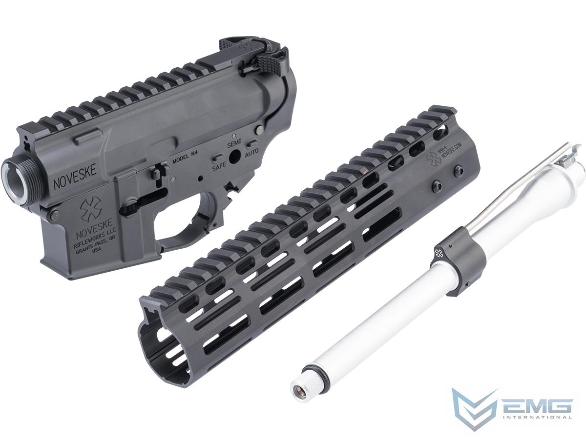 EMG Noveske Licensed Gen 3 N4 Receiver & NSR9 Handguard Kit Set for CGS & MWS Gas Blowback Rifles (Color: Black)