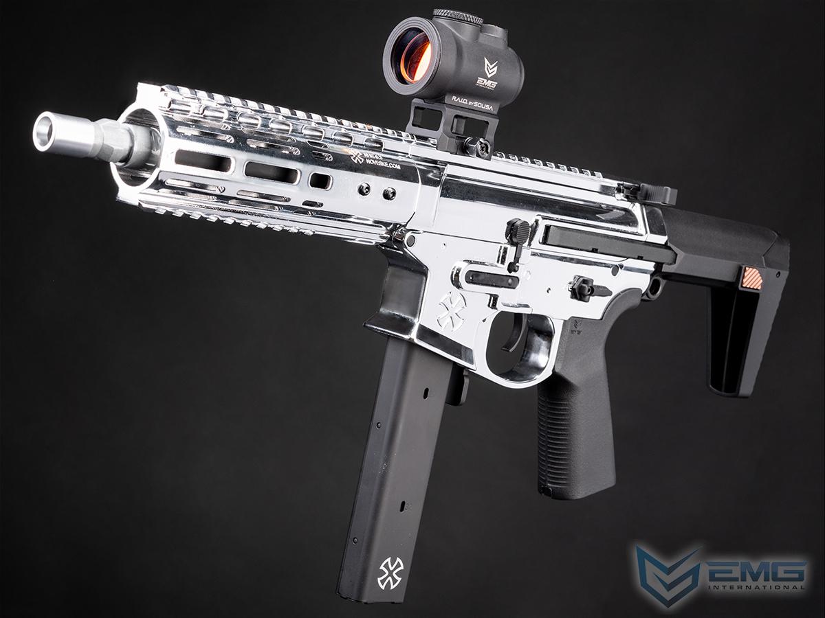 EMG Noveske Space Baby Gen 4 Pistol Caliber Carbine Training Weapon w/ EDGE II Gearbox (Color: Chrome / Gun Only)