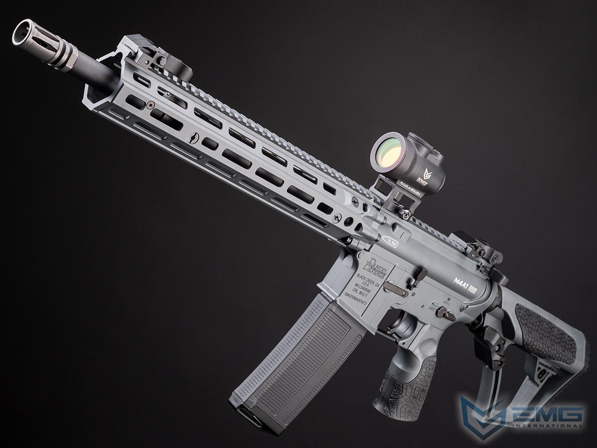 EMG Daniel Defense Licensed DDM4A1 RIII Airsoft AEG Rifle w/ CYMA Platinum Gearbox (Color: Grey / 350 FPS / Gun Only)