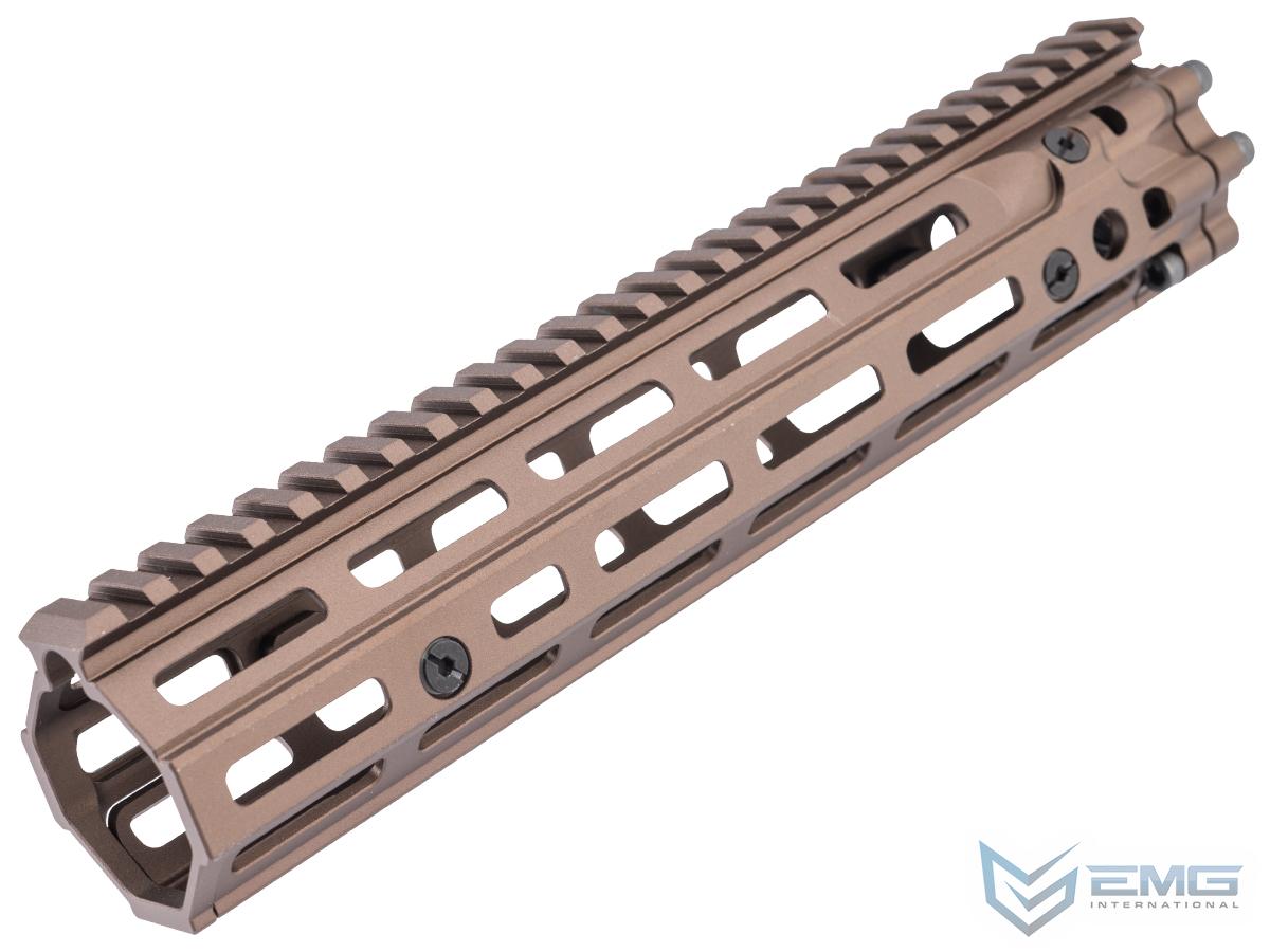 EMG x Bolt Daniel Defense Licensed M-LOK RIS III Handguard for M4 Airsoft AEG Rifles (Color: Dark Earth / 10.5)