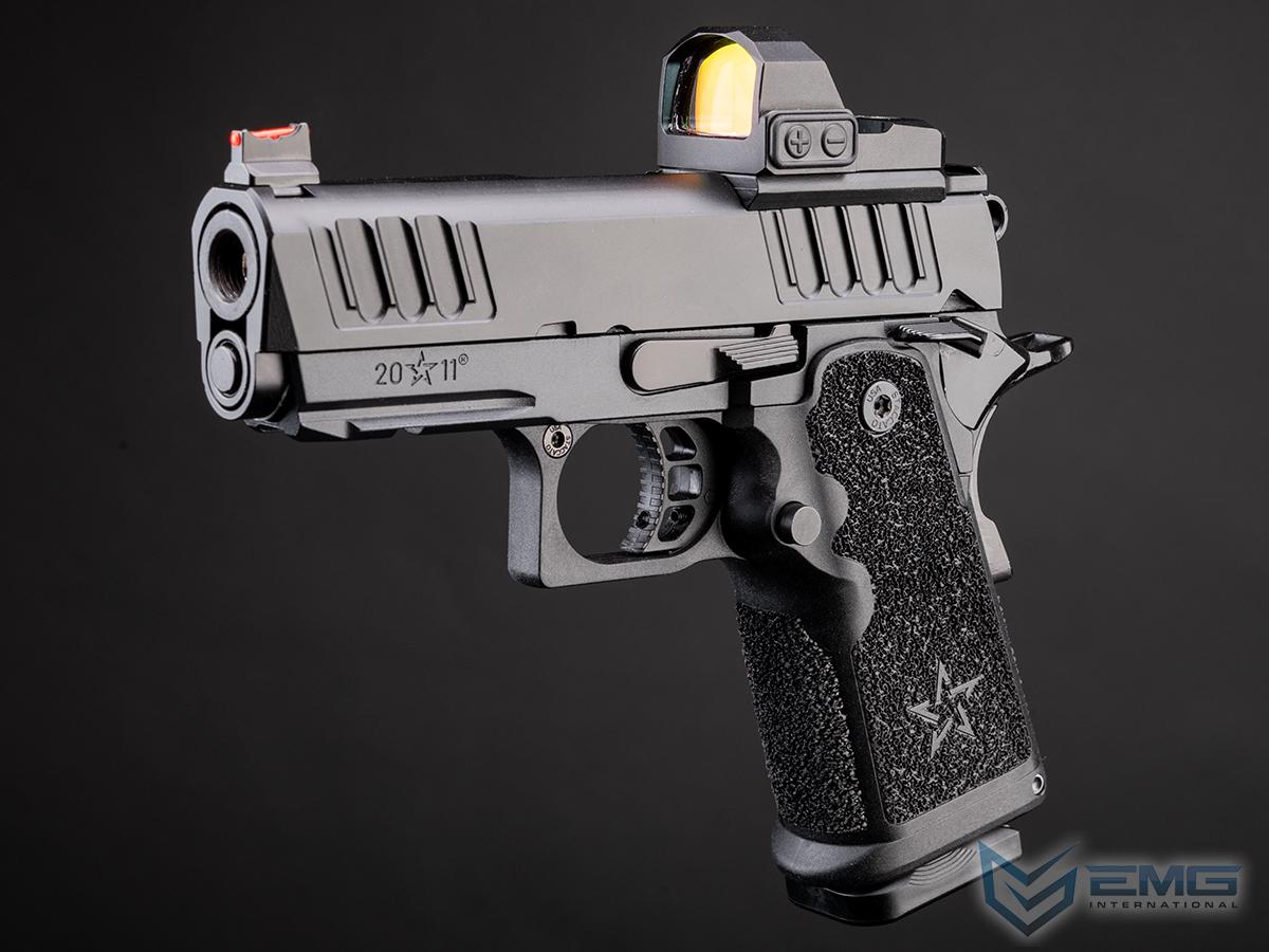 Pre-Order EMG Helios Staccato Licensed CS Compact 2011 Gas Blowback Airsoft Pistol (Model: Master Grip / Standard / Gun Only)