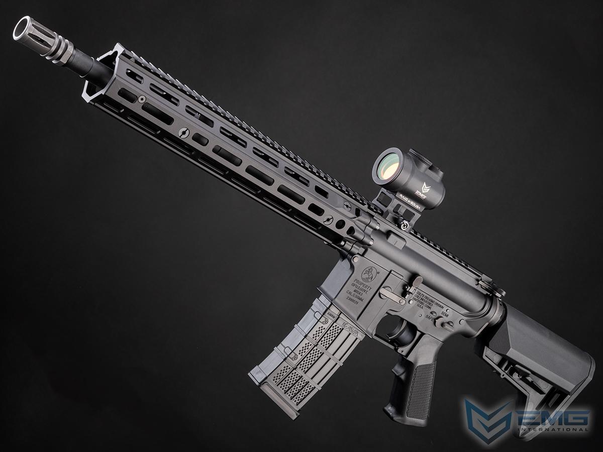 EMG Colt / Daniel Defense Licensed RIS III M4 Airsoft AEG Rifle w/ EMG Combat Ready Stock (Color: Black / 12.5 Handguard / 400 FPS)