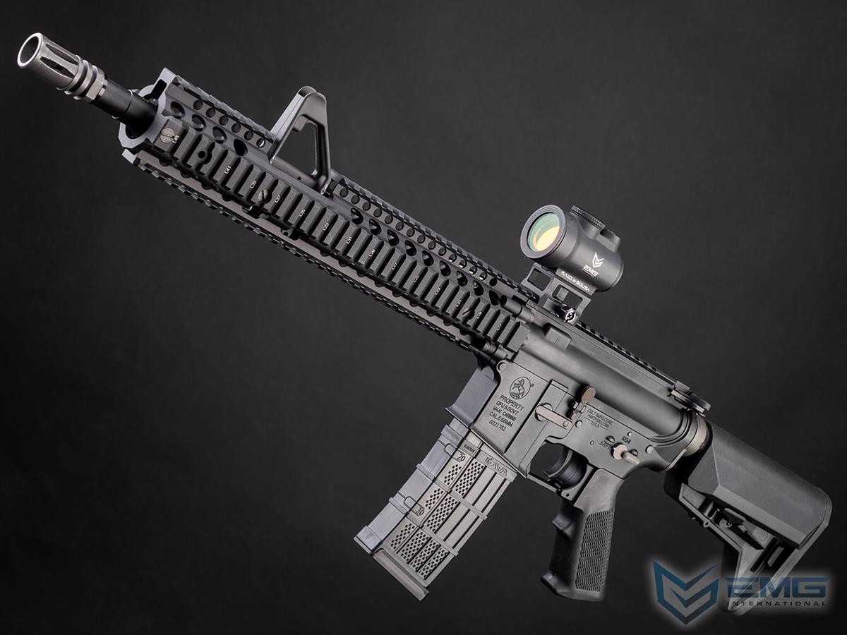 EMG Colt / Daniel Defense Licensed RIS II FSP M4 Airsoft AEG Rifle w/ EMG Combat Ready Stock (Color: Black / 12 Handguard / 350 FPS)