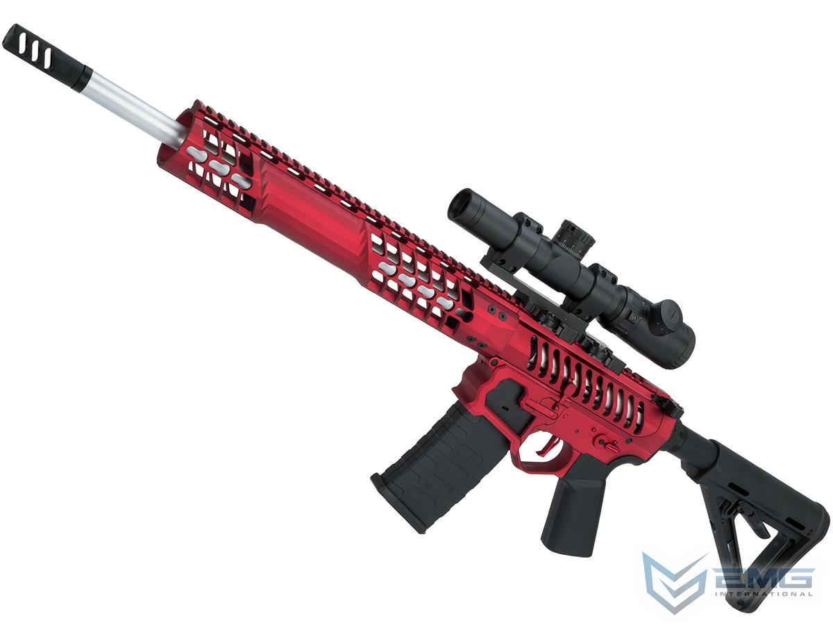 EMG F-1 Firearms BDR-15 3G AR15 2.0 eSilverEdge Full Metal Airsoft AEG Training Rifle (Model: Red / Magpul 400 FPS)