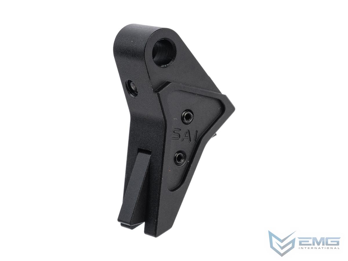 EMG SAI Tier One Flat Trigger for Elite Force GLOCK GBB Pistols (Color: Black / Black)