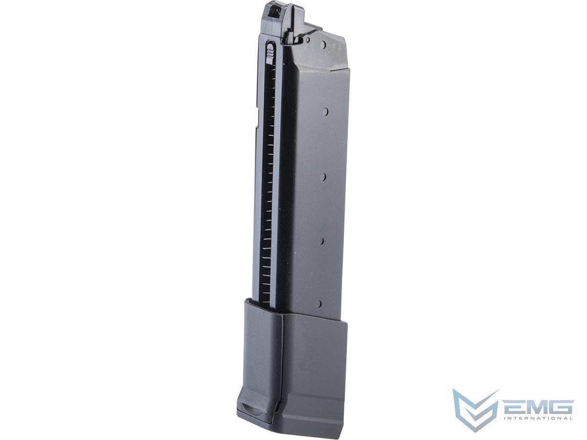 EMG 34 Round Extended Magazine for JW2 Combat Master Glock BLU M22 & Compatible Gas Blowback Airsoft Pistol (Model: CO2)