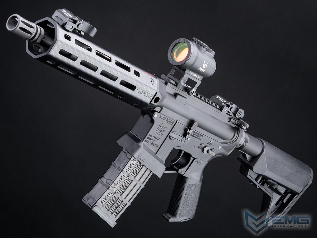 EMG Lancer Systems Licensed L15 Defense Airsoft AEG Rifle (Model: Faux Carbon Handguard / 8 / Gun Only)