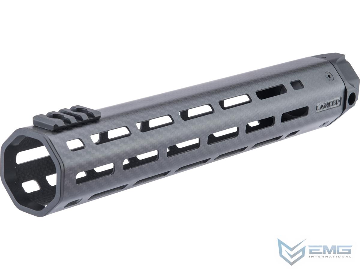 EMG Lancer Systems Licensed LCH M-LOK Handguard for M4/M16 Airsoft AEG Rifles (Color: Real Carbon Fiber / 12)