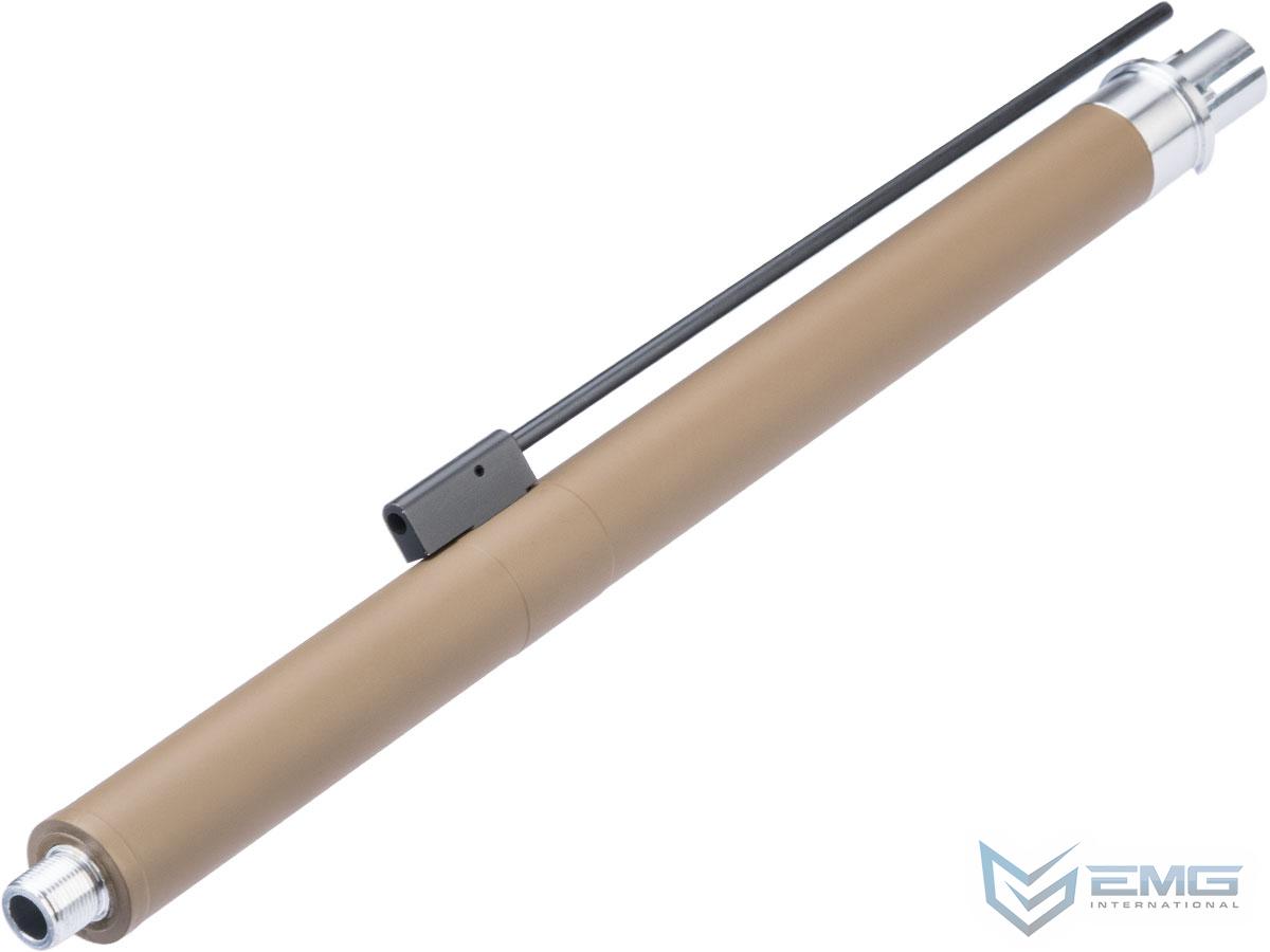 EMG / Falkor Defense Double-Jacketed CNC Aluminum Airsoft AEG Outer Barrel (Model: 13.5 / FDE)