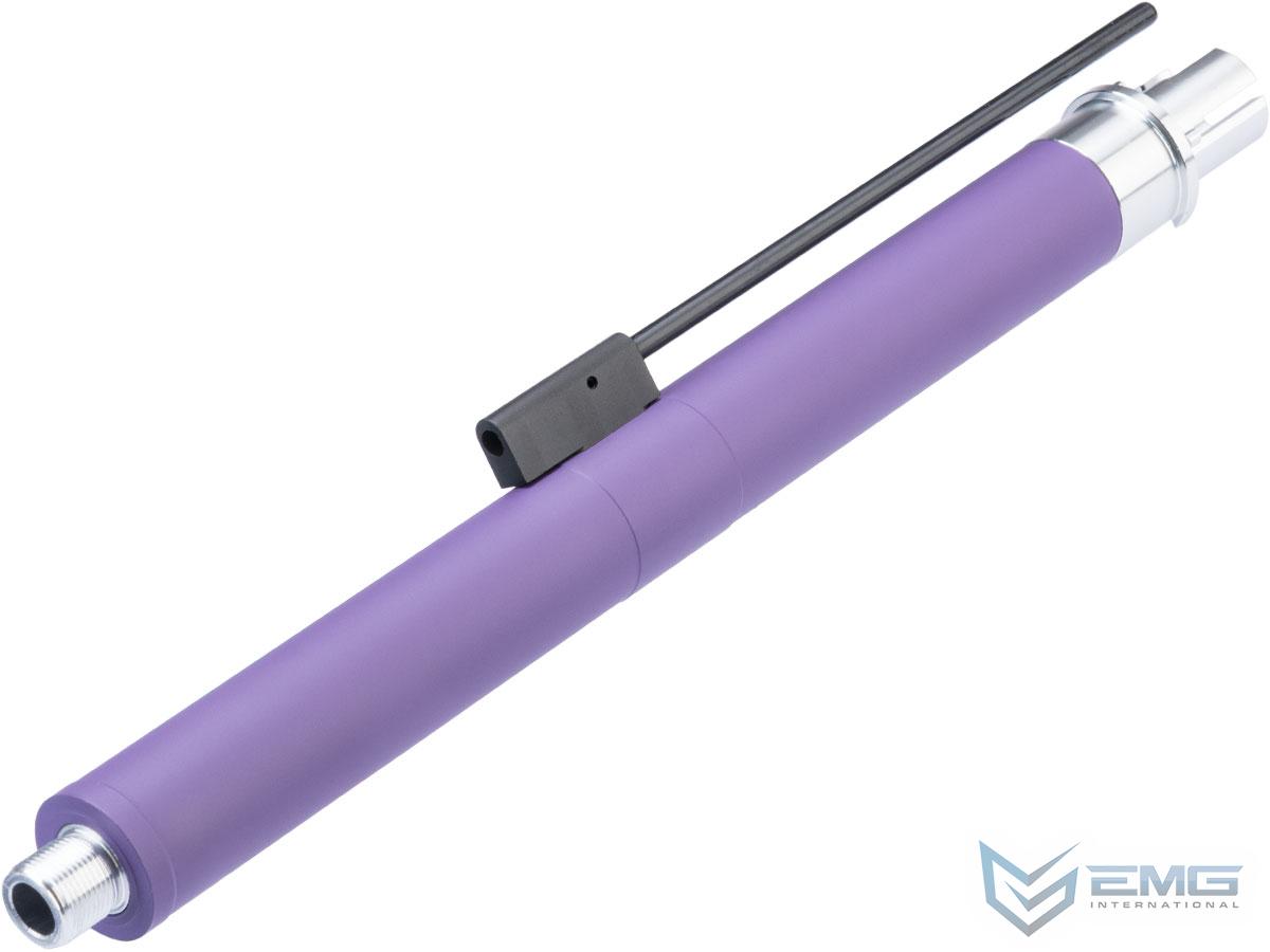 EMG / Falkor Defense Double-Jacketed CNC Aluminum Airsoft AEG Outer Barrel (Model: 10.5 / Bright Purple)