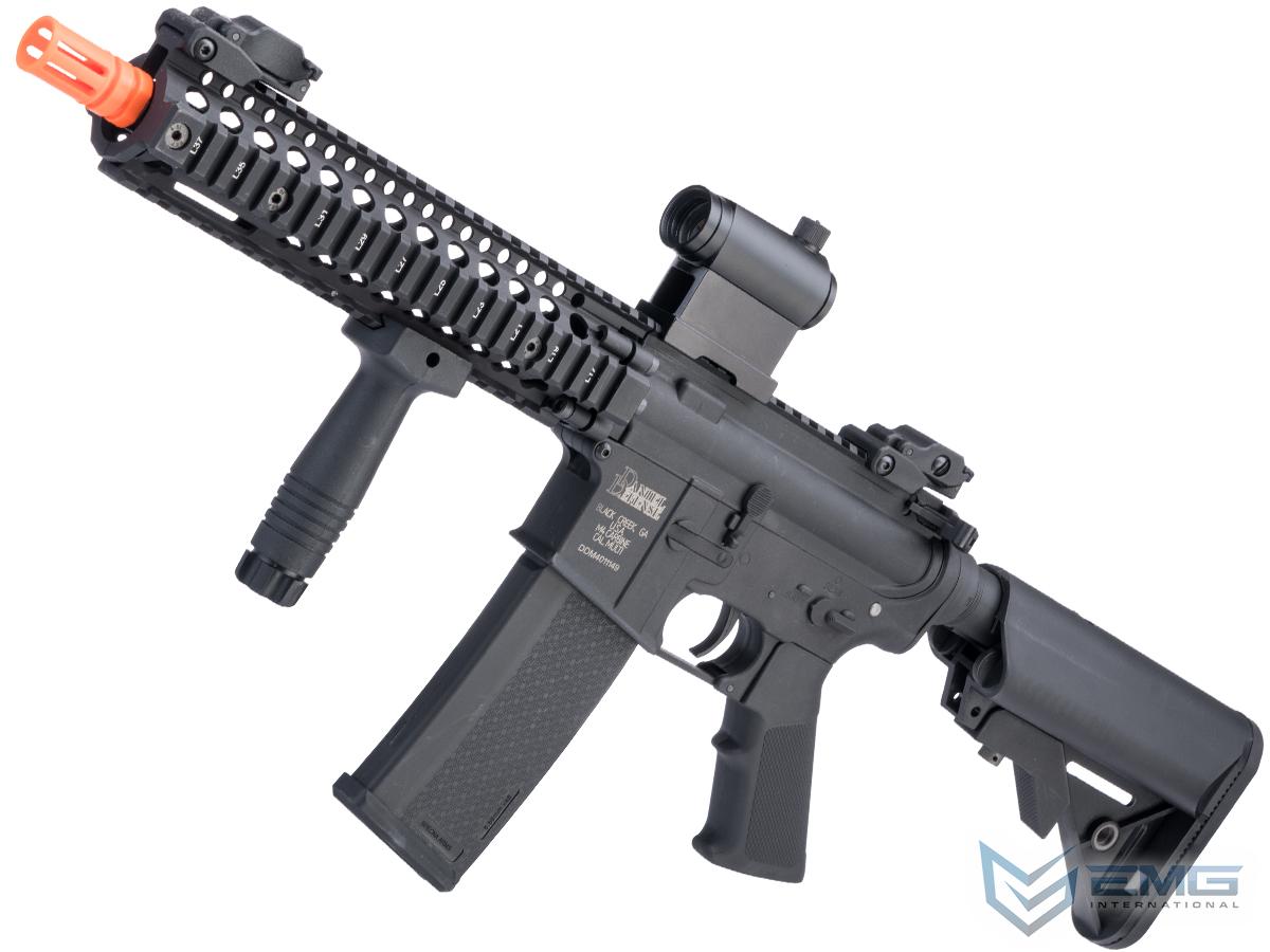 EMG Helios Daniel Defense Licensed MK18 CORE Series Airsoft AEG Rifle w/ HAL MOSFET by Specna Arms (Model: Black / Gun Only)