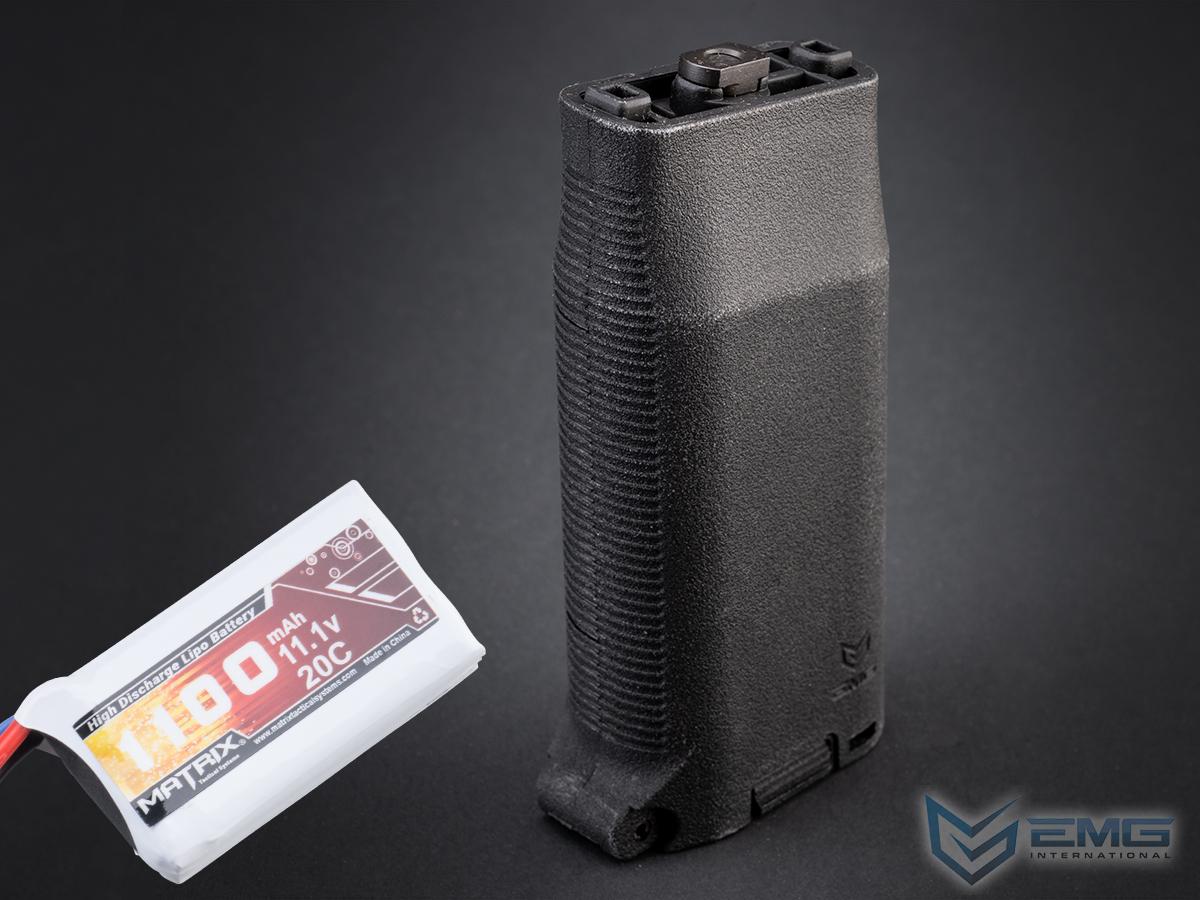 EMG Battery Storage Vertical Grip (Color: Black / M-LOK / Battery Bundle)