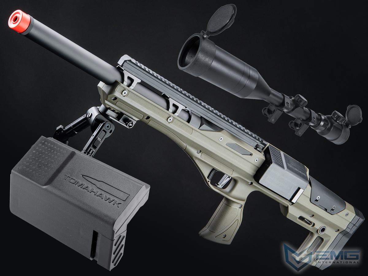 EMG x ICS CXP-TOMAHAWK Bolt Action Sniper Rifles (Color: OD Green / The Marksman's Package)