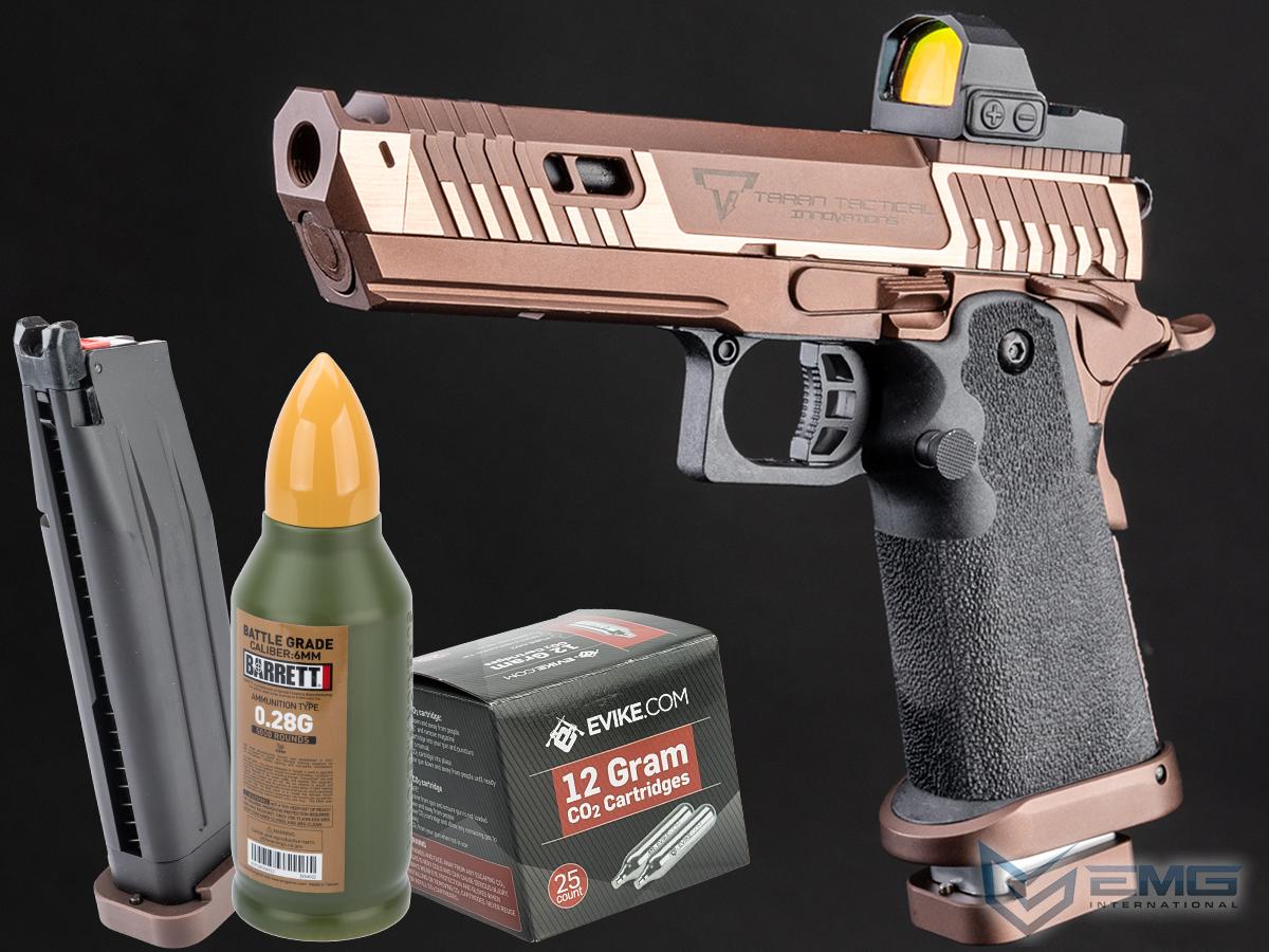 EMG TTI Licensed Sand Viper 2011 Optics Ready Airsoft Training Pistol (Model: Standard / CO2 / Essentials Package)