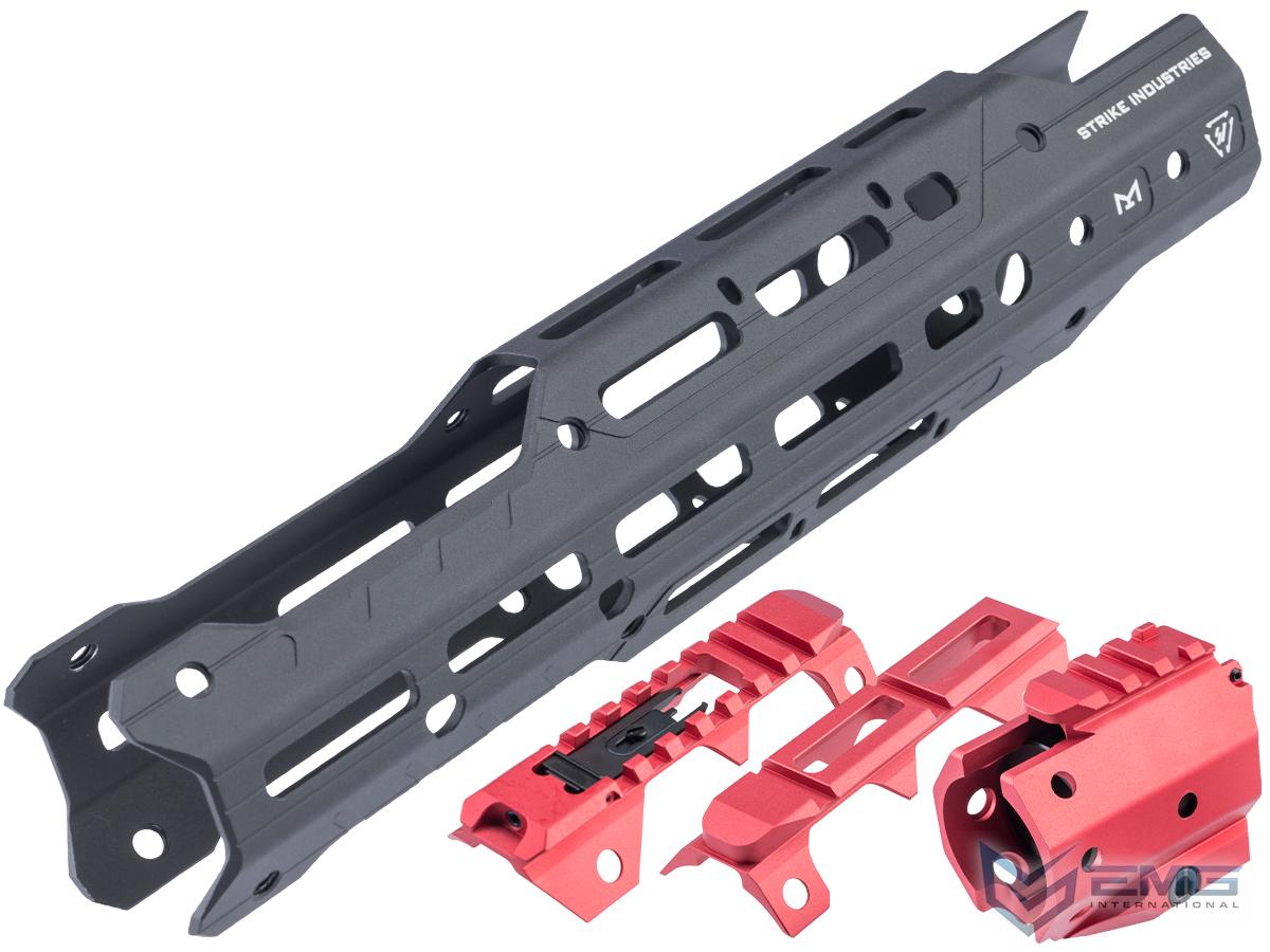 EMG / Strike Industries Licensed GRIDLOK Main Handguard Body (Model: Black / 11 / Add Red Attachment Kit)