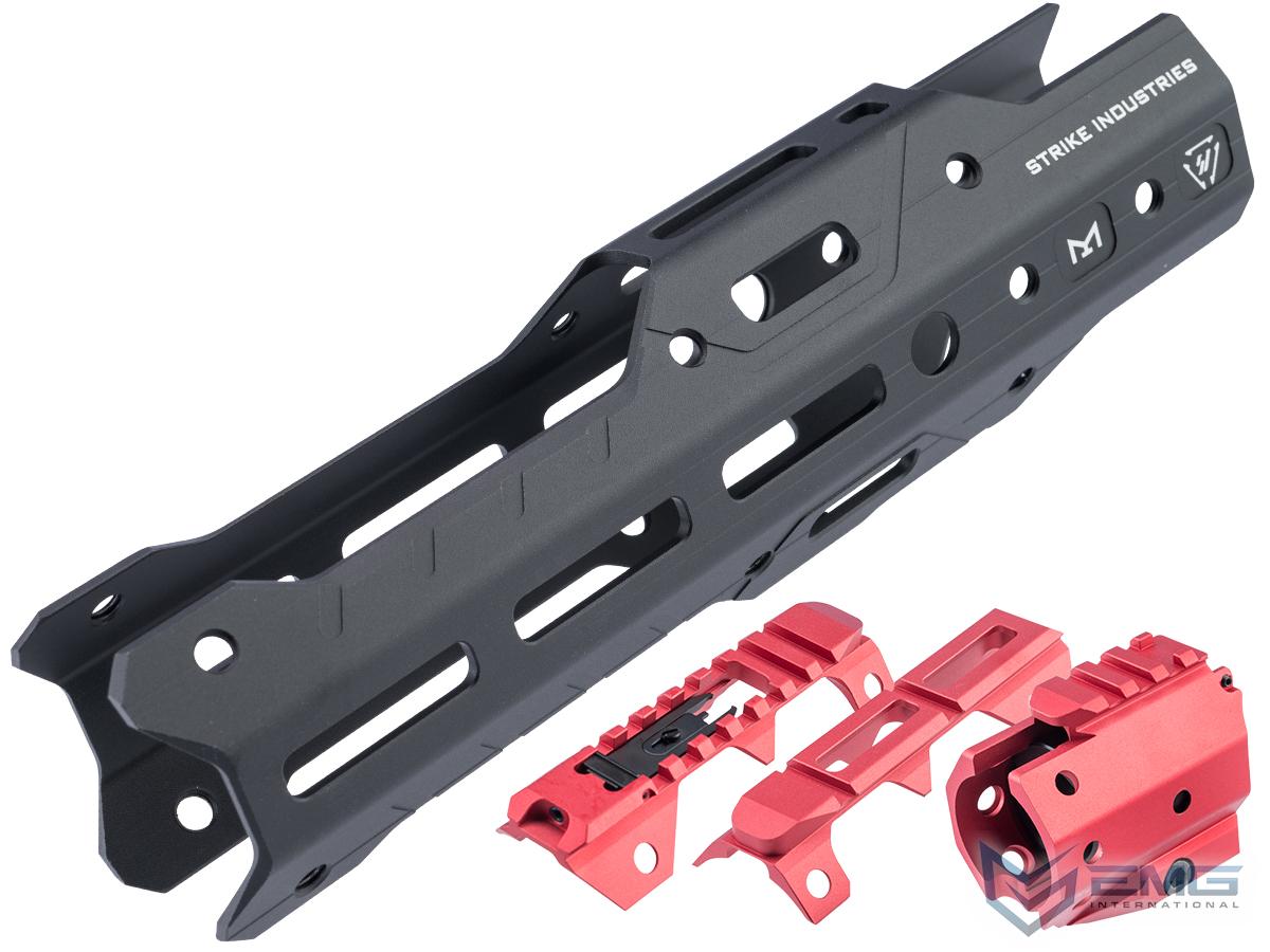 EMG / Strike Industries Licensed GRIDLOK Main Handguard Body (Model: Black / 8.5 / Add Red Attachment Kit)