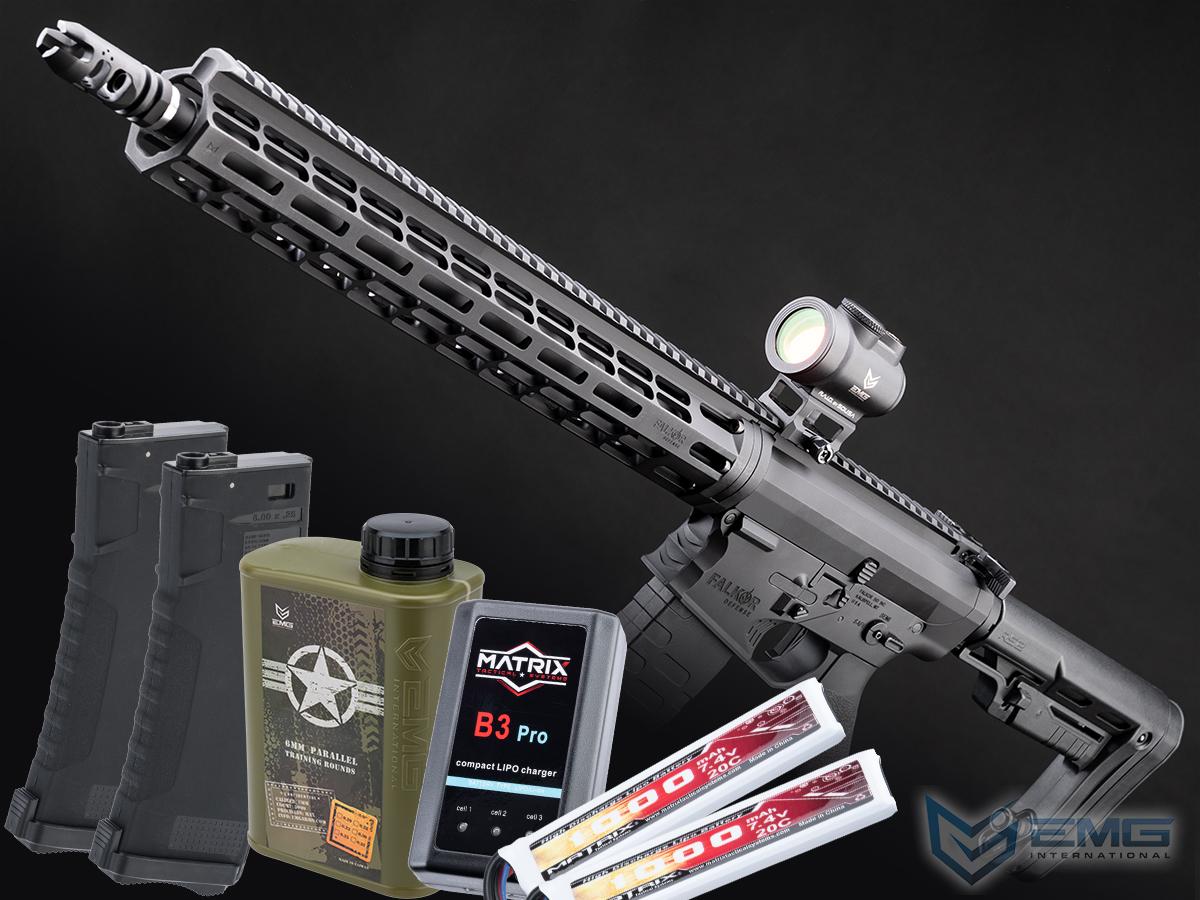 EMG Falkor RECCE Training Weapon M4 Airsoft AEG Rifle w/ Edge II Gearbox (Color: Black / Tactical Package)