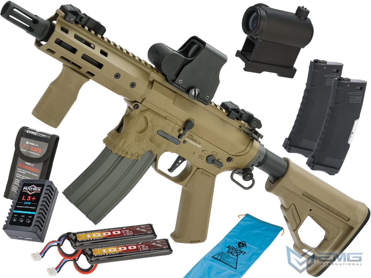 EMG / Sharps Bros Jack Licensed Full Metal Advanced M4 Airsoft AEG Rifle  (Color: Tan / 7 SBR / Go Airsoft Package), Airsoft Guns, Airsoft Electric  Rifles -  Airsoft Superstore