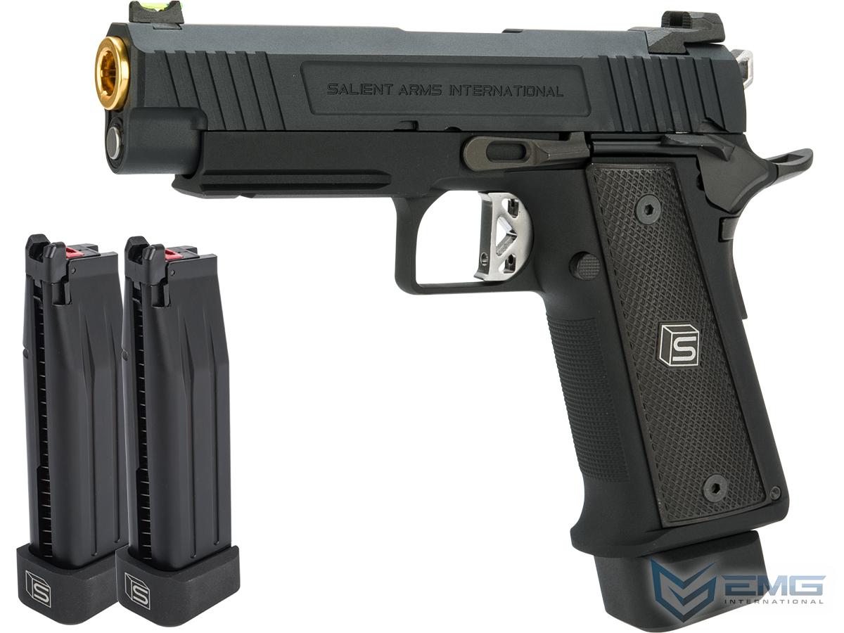 EMG / Salient Arms International 2011 DS 4.3 Airsoft Training Weapon (Color: Black / CO2 / Reload Package)