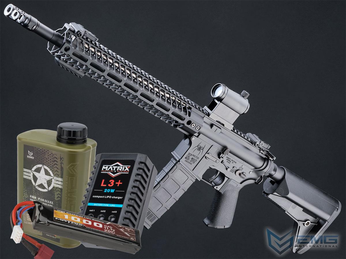 EMG Spike's Tactical Licensed M4 AEG AR-15 Parallel Training Weapon (Model: 13.2 Carbine / 400 FPS / Starter's Package)