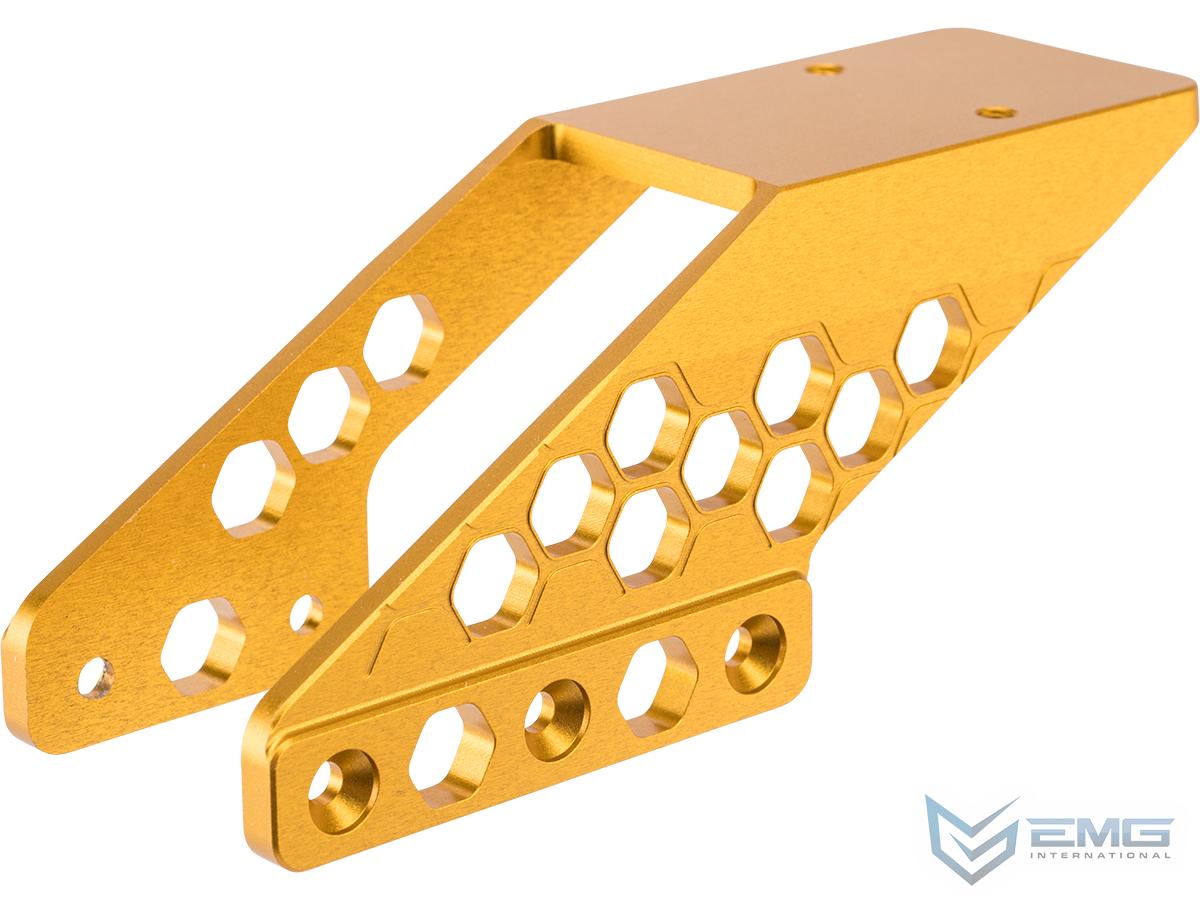 EMG Custom CNC Aluminum Hex Red Dot Mount for Tokyo Marui Hi-CAPA Gas Blowback Airsoft Pistols (Color: Gold)